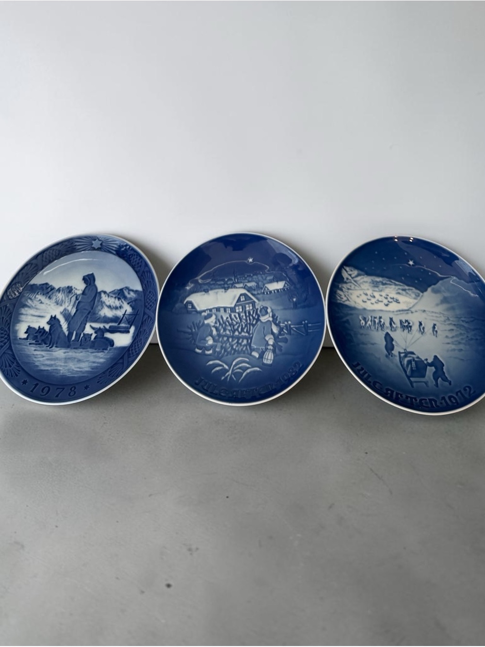 Royal Copenhagen Blue and White Decorative Collector Plates